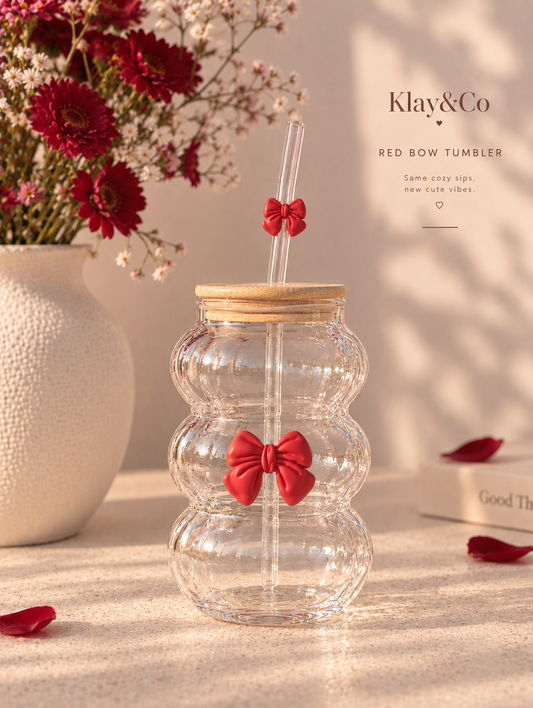 Ruby Bow Tumbler