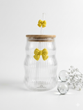 Buttercup Bow Glass Tumbler
