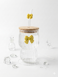 Daisy Bow Glass Tumbler