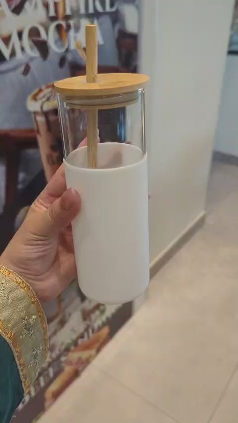 Cloud White Bamboo Tumbler